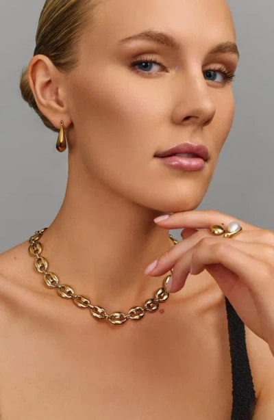 Nialaya Mariner Link Choker In Gold