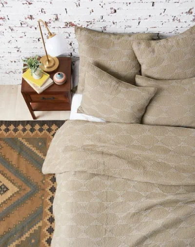 Carol & Frank Saunders Bedding In Brown