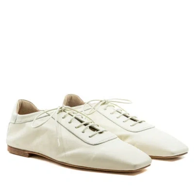 Andrea Gomez Antonia Full Leather Oxford In Gold