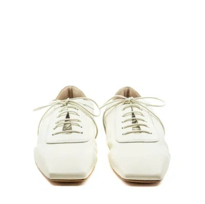 Andrea Gomez Antonia Full Leather Oxford In Gold