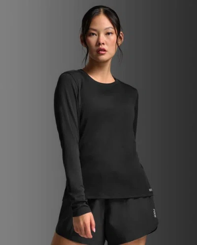 2xu Aero Long Sleeve In Black