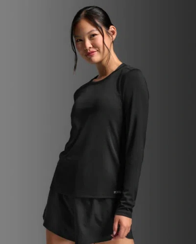 2xu Aero Long Sleeve In Black