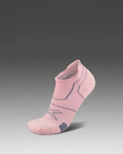 2xu Vectr Cushion No Show Socks In Pink
