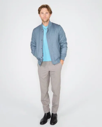 Lords Of Harlech Jenkin Reversible Bomber Jacket In Gold