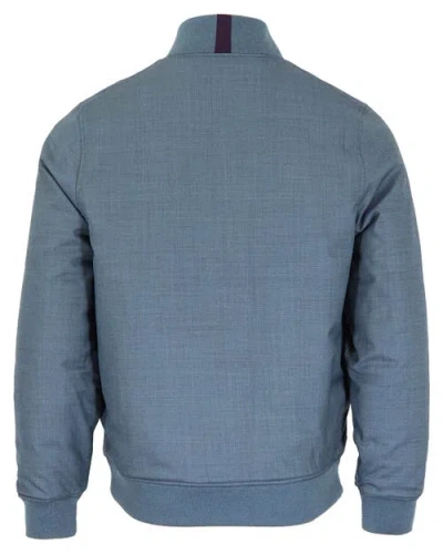 Lords Of Harlech Jenkin Reversible Bomber Jacket In Gold