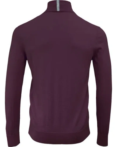 Lords Of Harlech Ronan Merino Wool Turtleneck Sweater In Pink