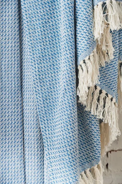 Carol & Frank Langford Quilt In Blue