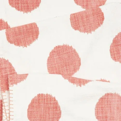 Carol & Frank Dot Table Runner In Pink