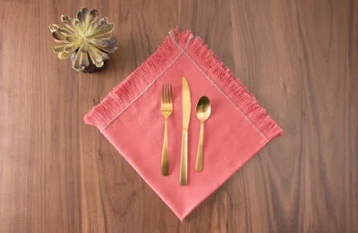 Carol & Frank Cheryl Napkin Collection In Pink