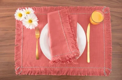 Carol & Frank Cheryl Napkin Collection In Pink