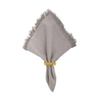 Carol & Frank Briella Napkin Collection In Gray