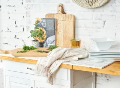 Carol & Frank Oriana Natural Striped Towel In Neutral