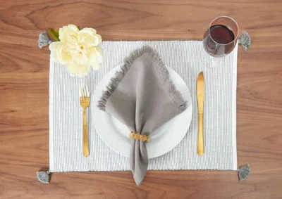 Carol & Frank Briella Napkin Collection In Gray