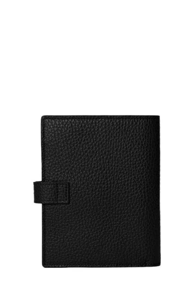 Hyer Goods Upcycled Italian Leather Passport Wallet In Brown