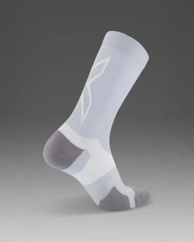 2xu Vectr Light Cushion Crew Socks In White