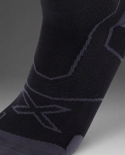 2xu Vectr Cushion 1/4 Crew Socks In Black