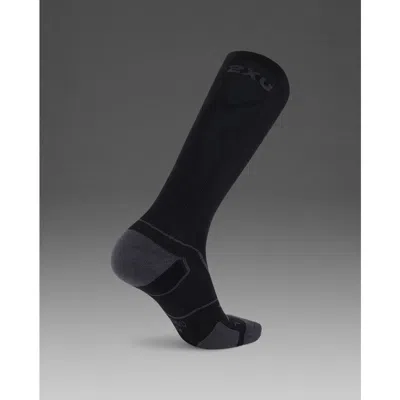 2xu Vectr Cushion Full Length Sock In Black
