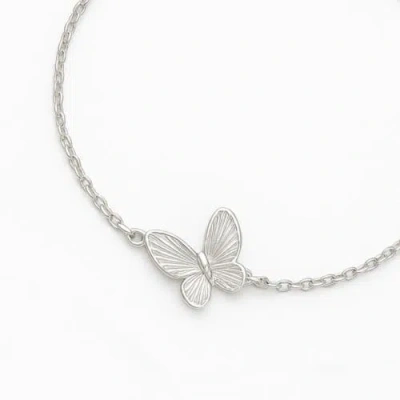 Donatello Gian Crystal Butterfly Bracelet In Brown