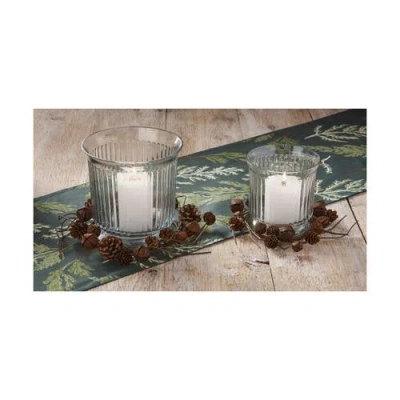 Tag Pinecone And Bell Wreath Fall Harvest Home Decoration In Brown