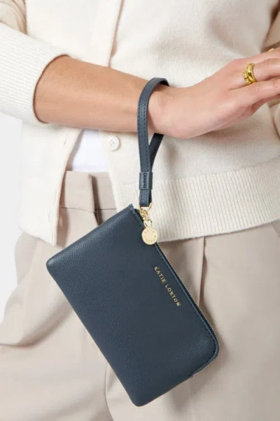 Katie Loxton Small Wristlet Pouch In Blue