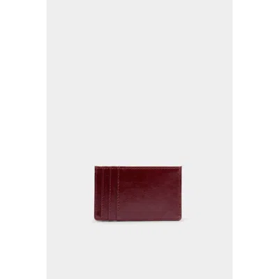 Katie Loxton Laila Patent Crackle Card Holder In Brown
