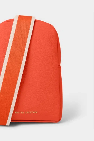 Katie Loxton Kaite Canvas Strap Sling Bag In Orange