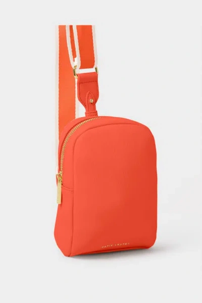 Katie Loxton Kaite Canvas Strap Sling Bag In Orange