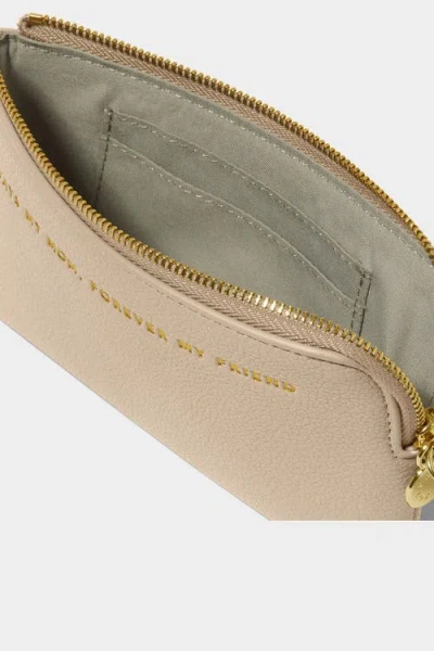 Katie Loxton Positivity Pouch 'always My Mom  Forever My Friend' In Neutral
