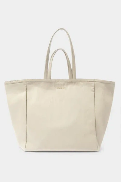 Katie Loxton Nylon-luxe Oversized Tote Bag In Neutral