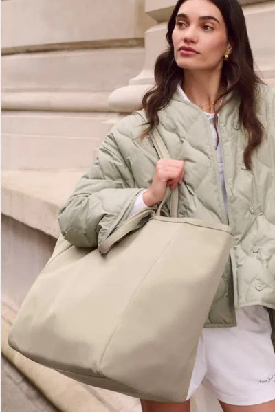 Katie Loxton Nylon-luxe Oversized Tote Bag In Neutral