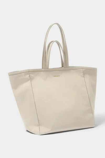 Katie Loxton Nylon-luxe Oversized Tote Bag In Neutral