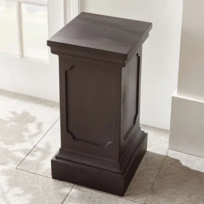 Napa Home & Garden Fibreclay Chambers Pedestal Short In Black