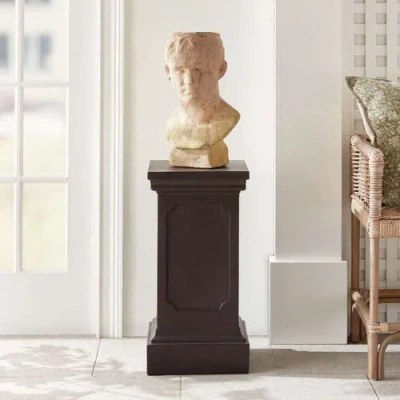 Napa Home & Garden Fibreclay Chambers Pedestal Short In Black