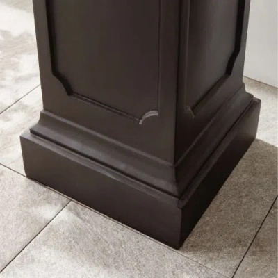 Napa Home & Garden Fibreclay Chambers Pedestal Short In Black