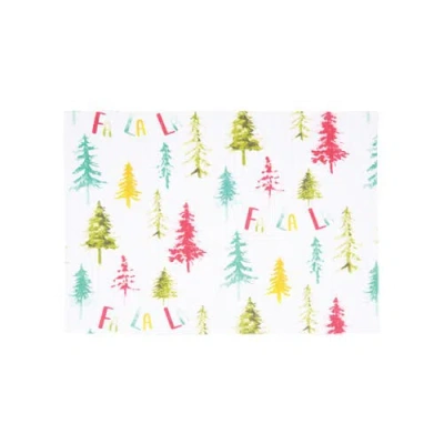 Carol & Frank Winter Wonderland Placemats Set Of 4, 14" X 20" In Multi