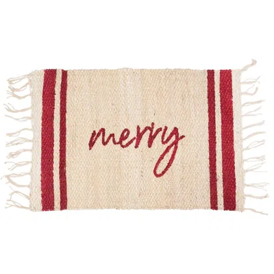 Carol & Frank Merry Jute Rug In Neutral