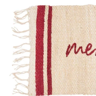 Carol & Frank Merry Jute Rug In Neutral