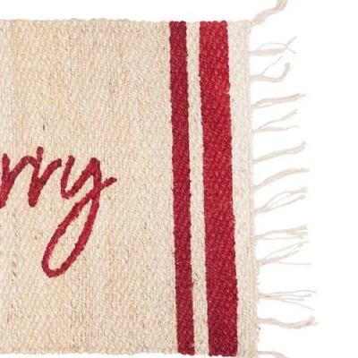 Carol & Frank Merry Jute Rug In Neutral