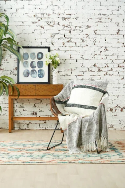 Carol & Frank Luna Boulder 50" X 60" Throw Blanket In Multi