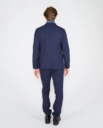 Lords Of Harlech Judd Half Lined Tailored Wool Blazer In Multi