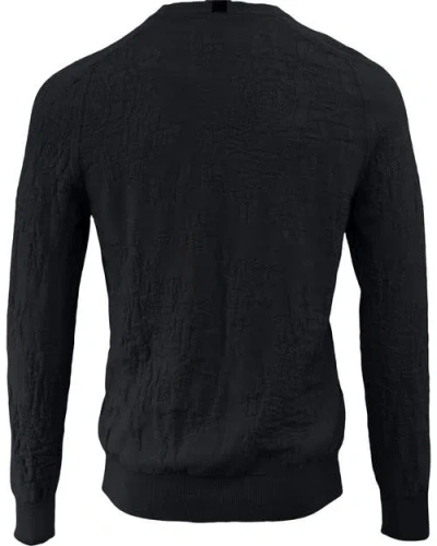 Lords Of Harlech Cole Fully Fashioned Merino Wool Crewneck Sweater In Gray