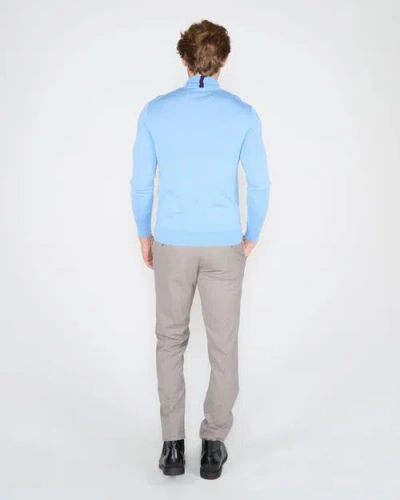 Lords Of Harlech Ronan Merino Wool Turtleneck Sweater In Multi