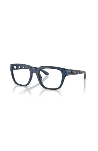 Diesel ® 52mm Square Optical Glasses In Blue