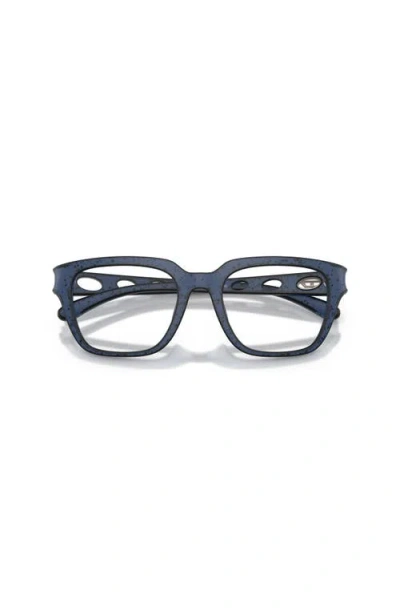 Diesel ® 52mm Square Optical Glasses In Blue