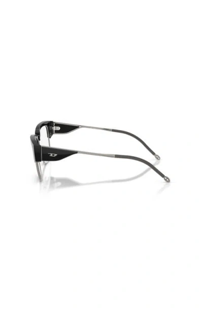 Diesel ® 55mm Square Optical Glasses In Brown