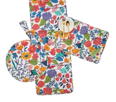 Carol & Frank Quinn Table Runner 14" X 51" In Multi