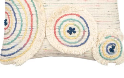 Carol & Frank Harwin Pillow, 18" X 18" In Multi