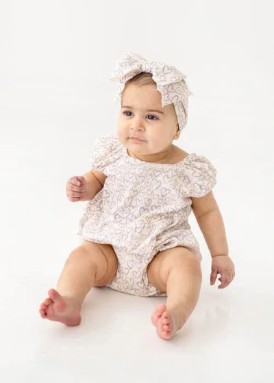 Mabel + Honey Zoey Baby Romper In Multi