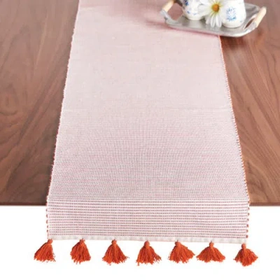 Carol & Frank Brett Canyon Table Runner In Red