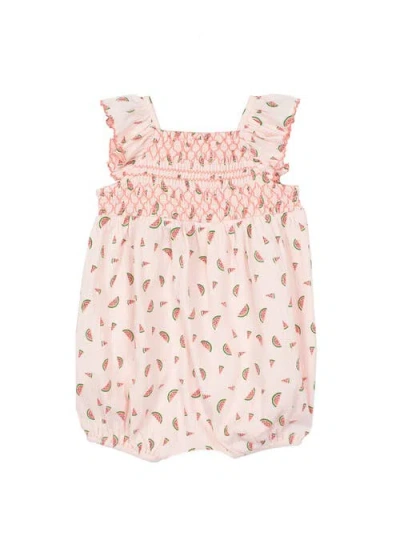 Mabel + Honey Watermelon Sugar Baby Romper In Multi